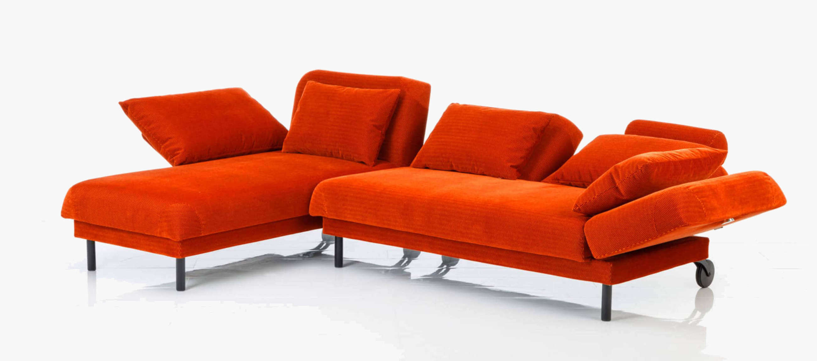 bruehl Ecksofa tam bestehend aus einer tam liege und dem tam openend. bruehl tam Ecksofa