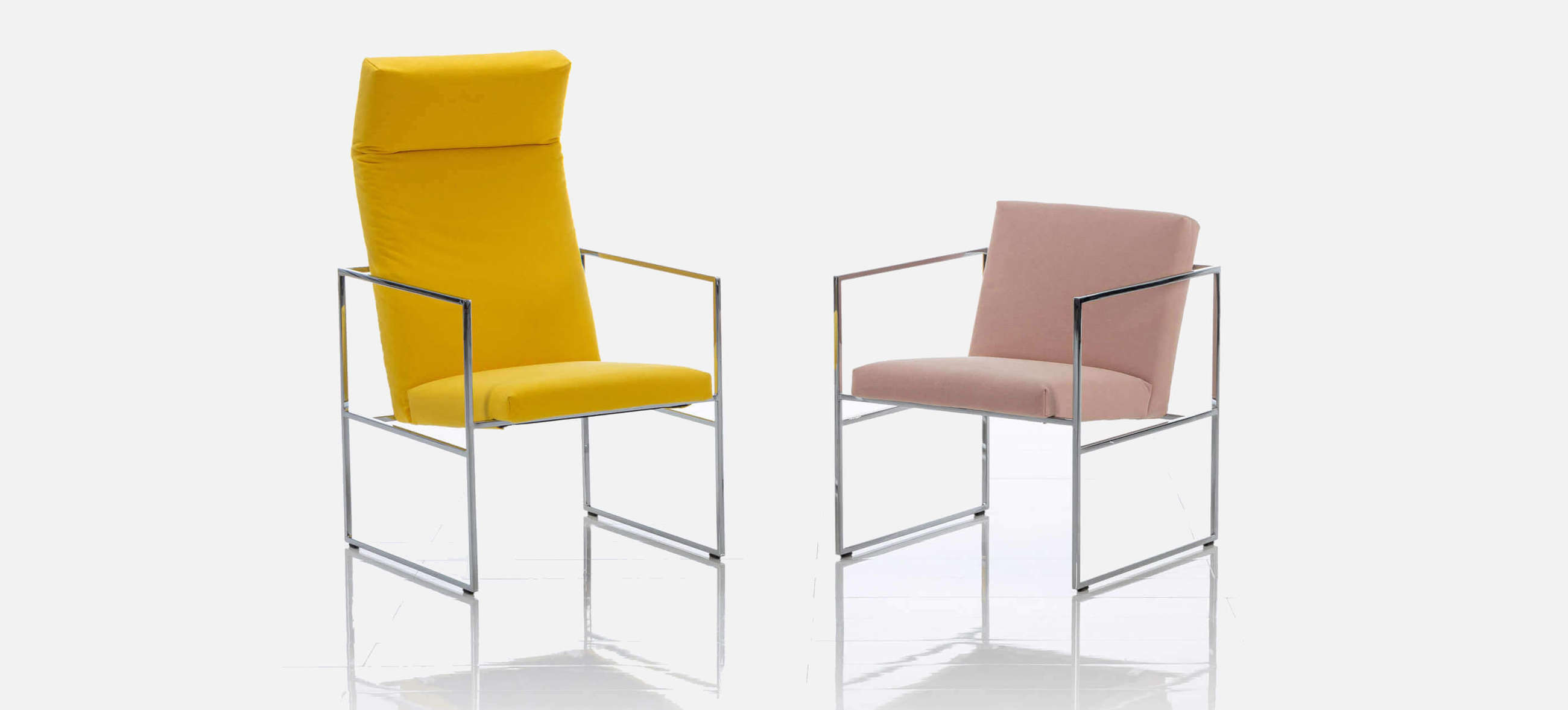 Grace metal von Bruehl als Sessel und Hochlehnersessel. Sessel grace metal bruehl hochlehnersessel