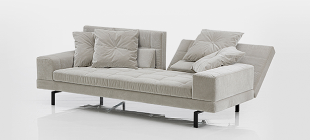 Das Sofa Amer large von Brühl. sofa amber brühl grau samt large