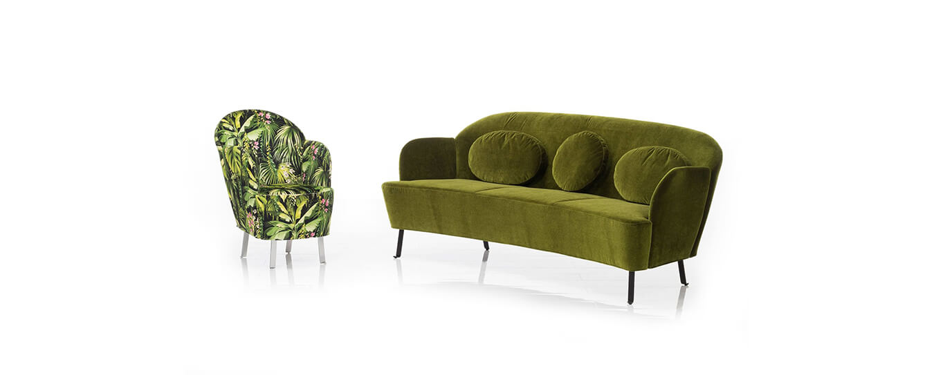 Sessel und Sofa Floret von Brühl. Sofa Floret Brühl