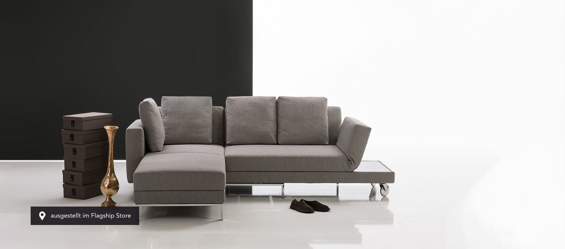 Das Ecksofa Four-Two compact von Brühl mit Schlaffunktion. Ecksofa Schlafsofa Four-Two compact Brühl