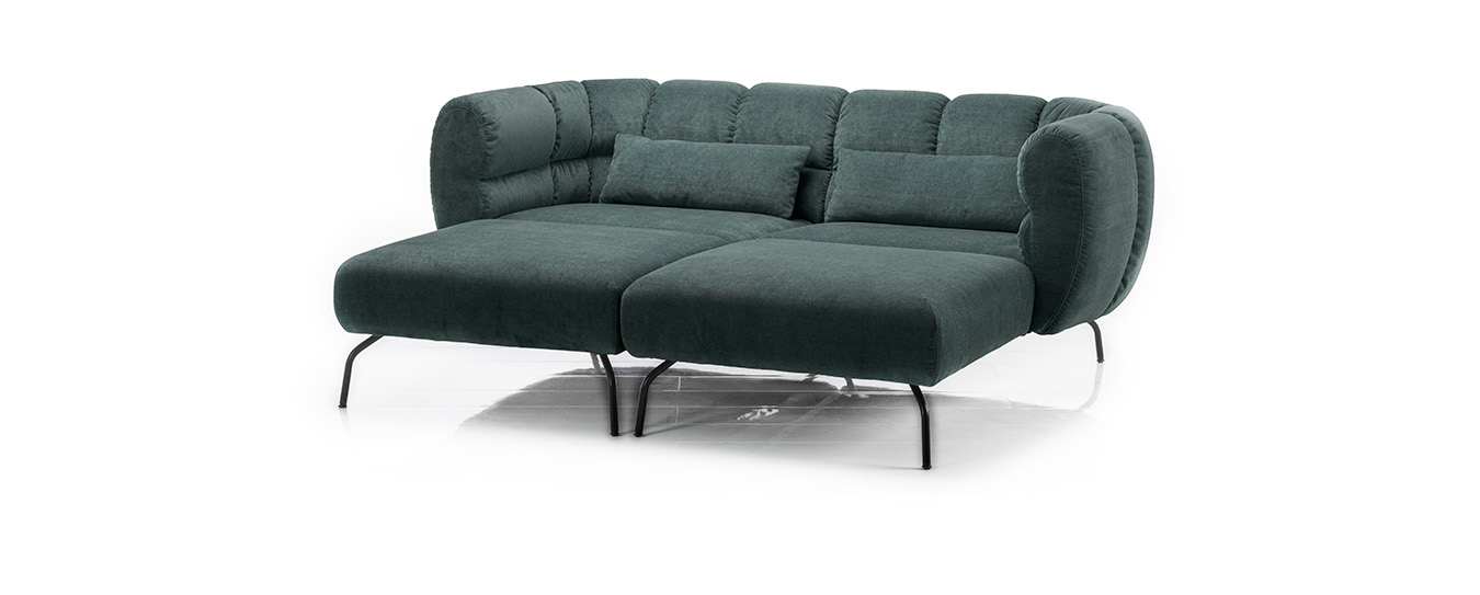 Der Longchair Magnolia von Brühl als Big Sofa zusammengestellt. sofa magnolia brühl