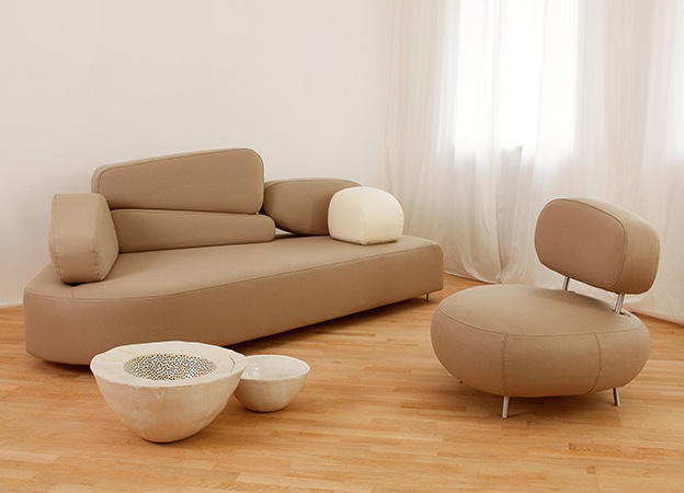 Brühl Schlafsofa Sessel Mosspink