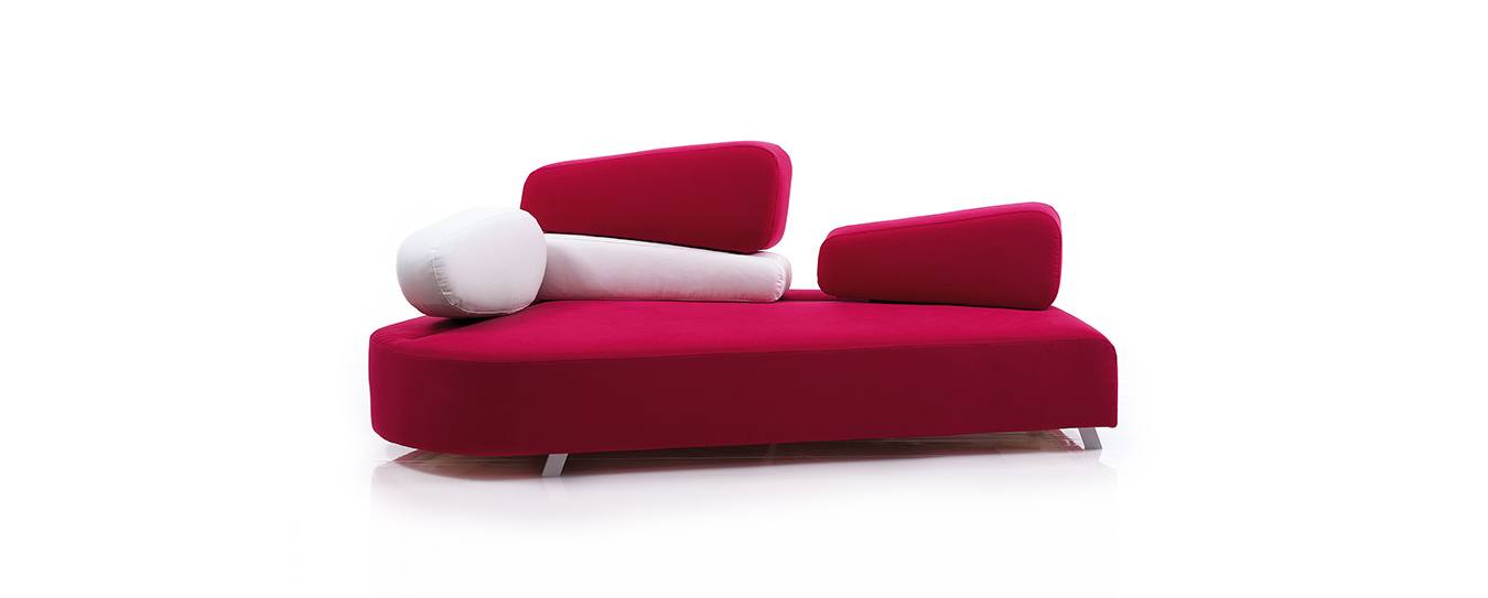 Brühl Mosspink Schlafsofa