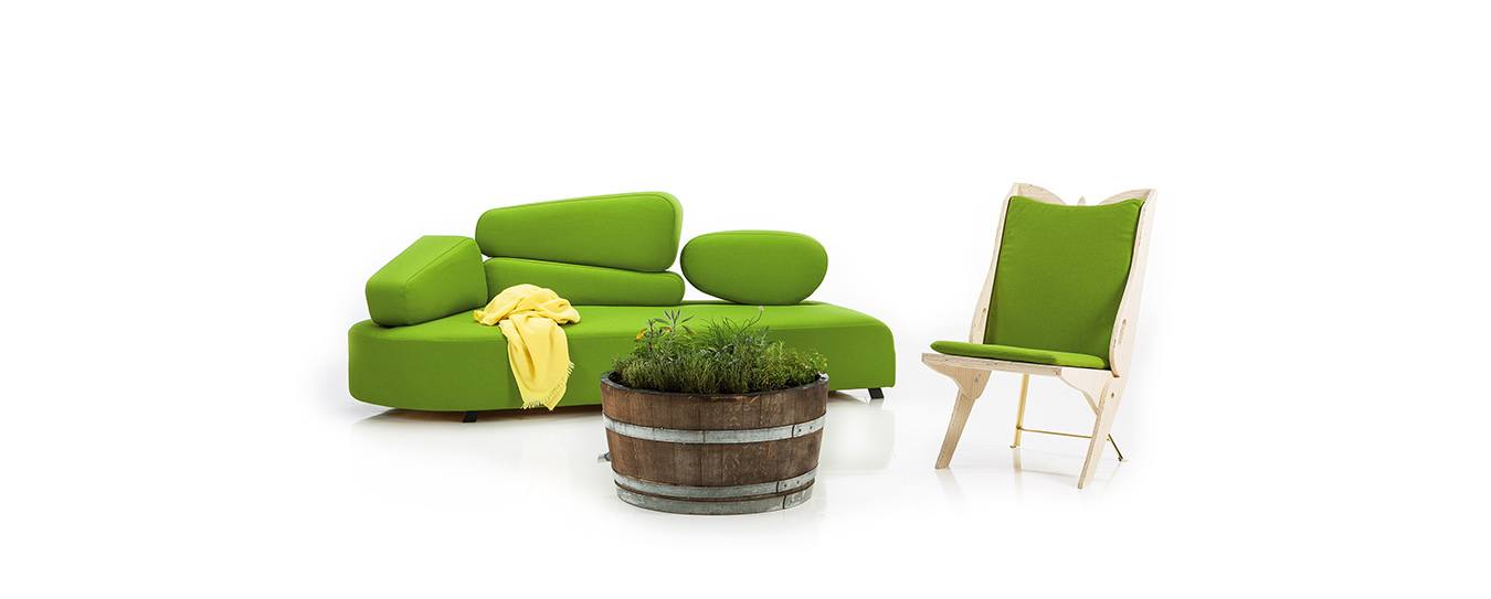 Brühl Schlafsofa Mosspink