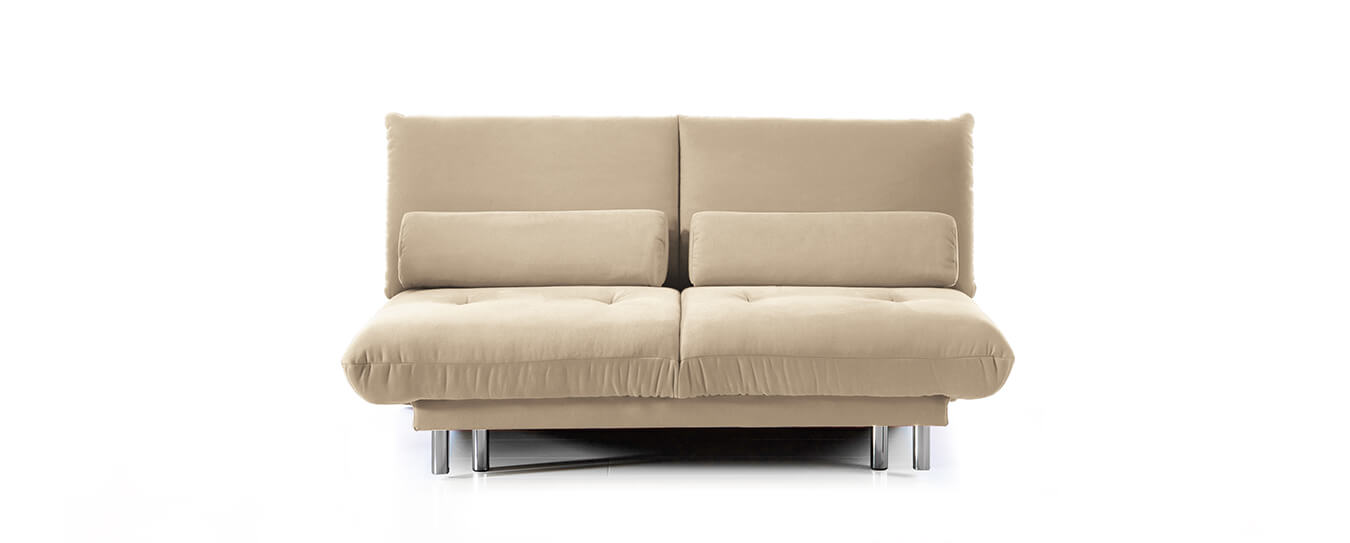 Schlafsofa Stoff beige Quint Brühl