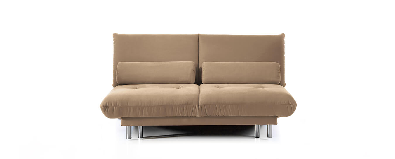 Schlafsofa Stoff beige Quint Brühl