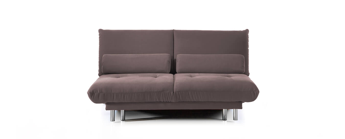 Schlafsofa Stoff braun Quint Brühl