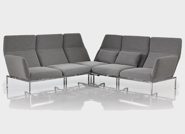 Das Ecksofa Roro von Bruehl zwei 2-Sitzern und einem Ecksitz. Roro Bruehl Ecksofa 2-Sitzer Funktion