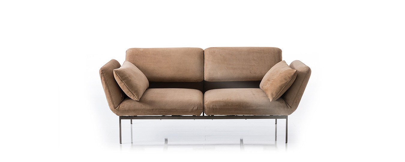 Brühl roro medium Schlafsofa Velvet Leder 
