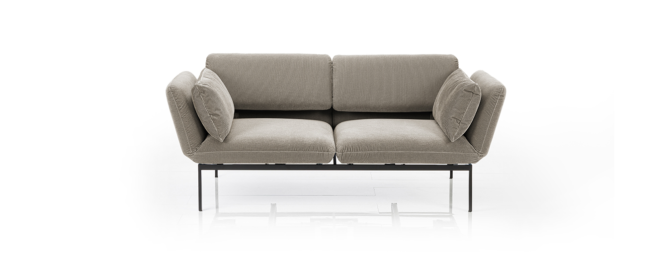 sofa funktionssofa roro medium bruehl grau