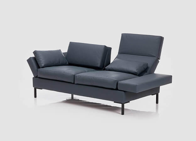 Das Tomo soft von Brühl mit funktionalem Rücken. sofa tomo soft bruehl