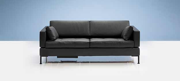 Das Funktionssofa Tomo soft von Brühl in Leder. sofa tomo soft bruehl leder