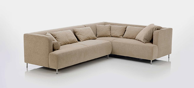 Das Ecksofa Aoyama von Brühl ohne Kopfstütze. ecksofa aoyama brühl