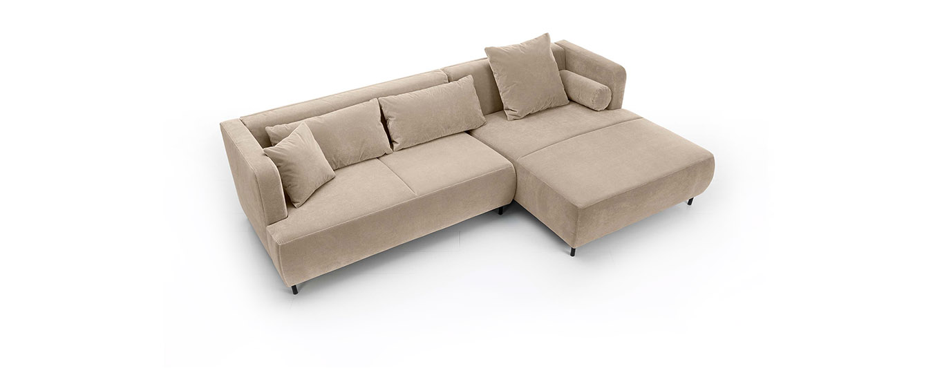 Das Ecksofa Aoyama von Brühl in beige. ecksofa aoyama brühl beige