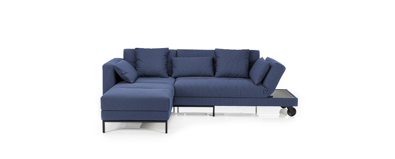 Das Schlafsofa Four-Two soft von Brühl im Stoff 3677, Farbe 60. ecksofa schlafsofa four two soft brühl