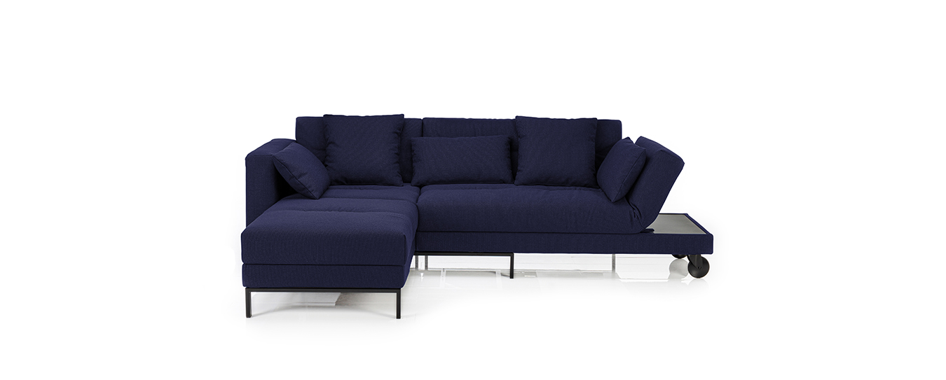 Das Schlafsofa Four-Two soft von Brühl im Stoff 3677, Farbe 63. ecksofa schlafsofa four two soft brühl