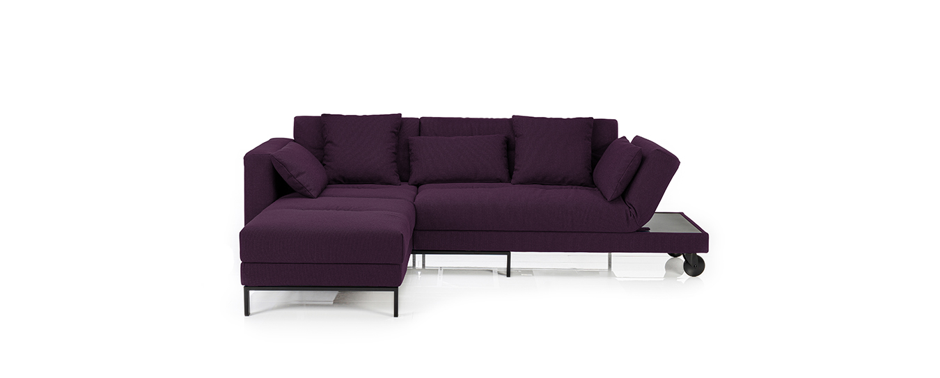 Das Schlafsofa Four-Two soft von Brühl im Stoff 3677, Farbe 85. ecksofa schlafsofa four two soft brühl