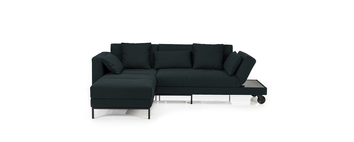 Das Schlafsofa Four-Two soft von Brühl im Stoff 3677, Farbe 99. ecksofa schlafsofa four two soft brühl
