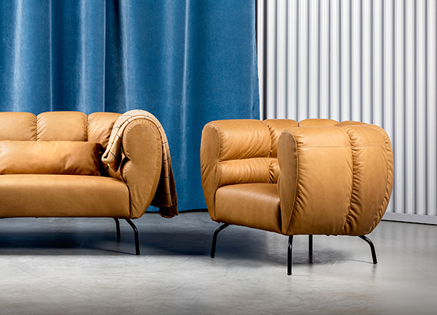 Der Sessel Magnolia von Brühl in Leder. sessel magnolia brühl leder
