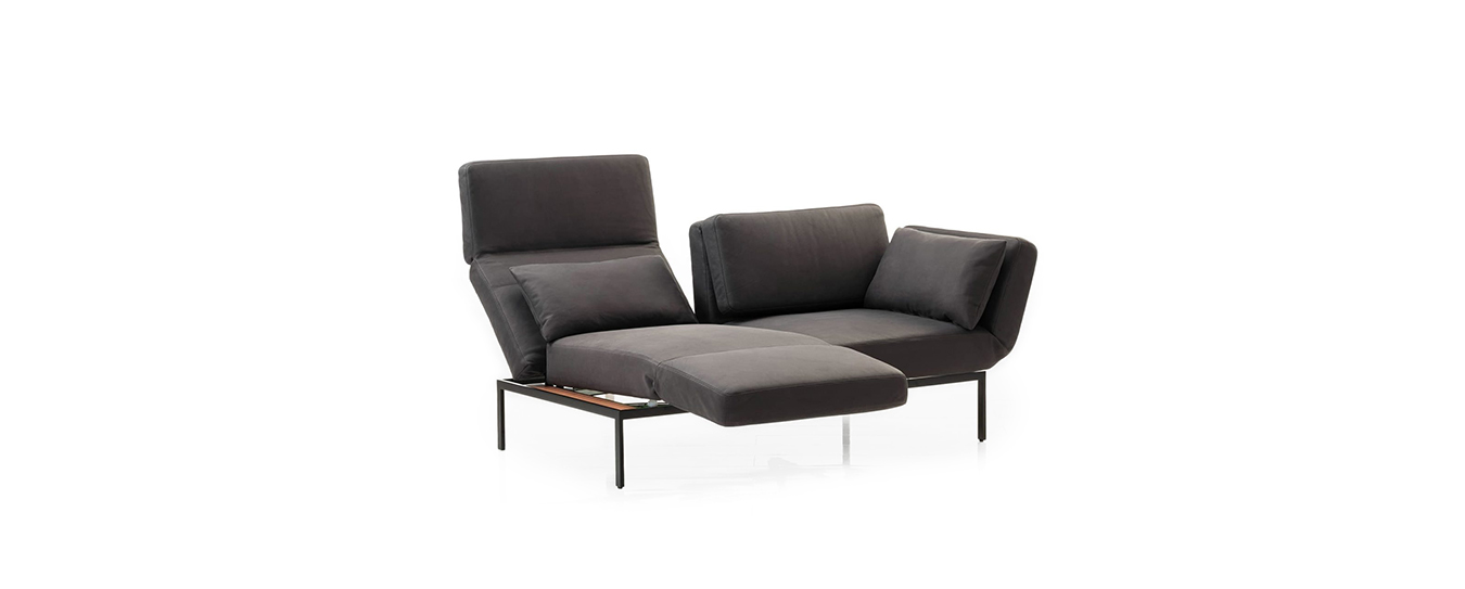 Das Funktionssofa roro soft von Brühl in Leder. Schlafsofa Funktionssofa roro soft brühl