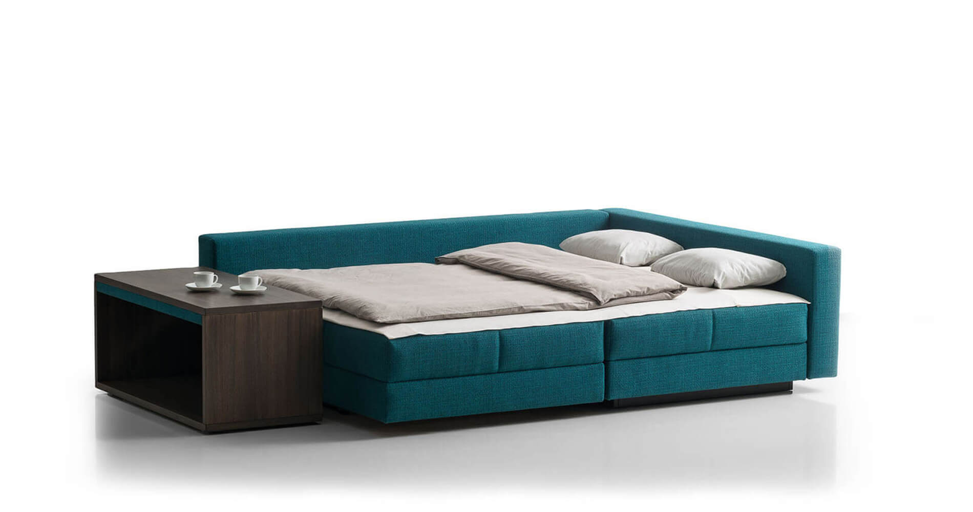 Cocco das Schlafsofa von Franz Fertig als Doppelbett Schlafsofa Cocco Franz Fertig Doppelbett
