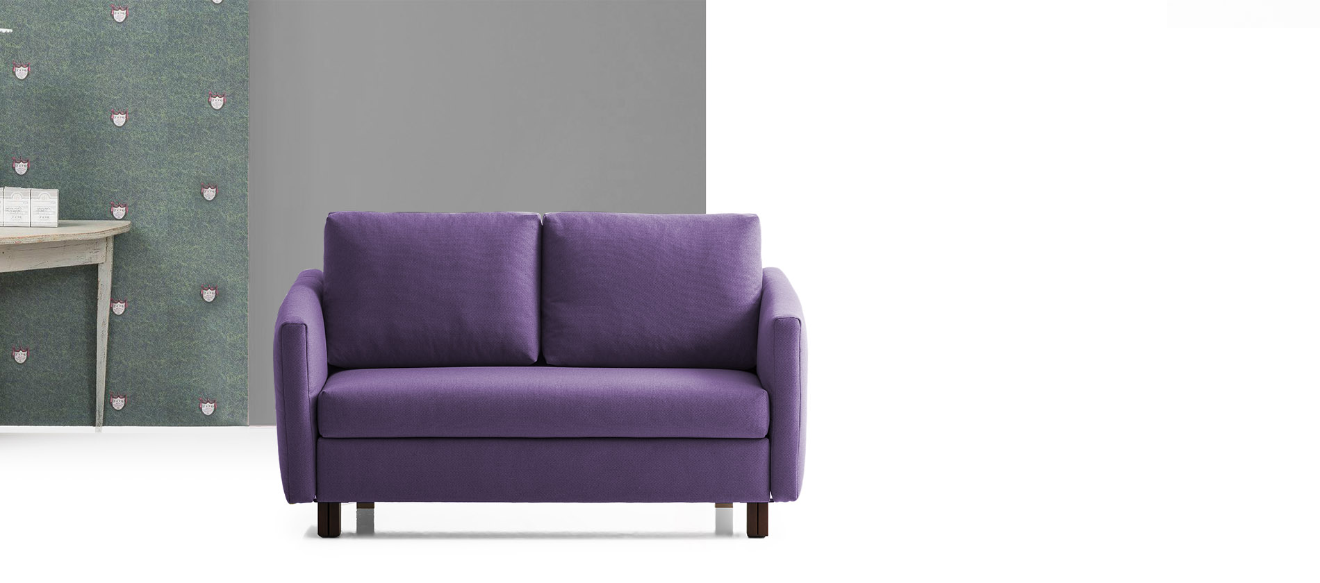 Das Schlafsofa Vela von Franz Fertig in der Sitzbreite 130cm. Schlafsofa Vela Franz Fertig