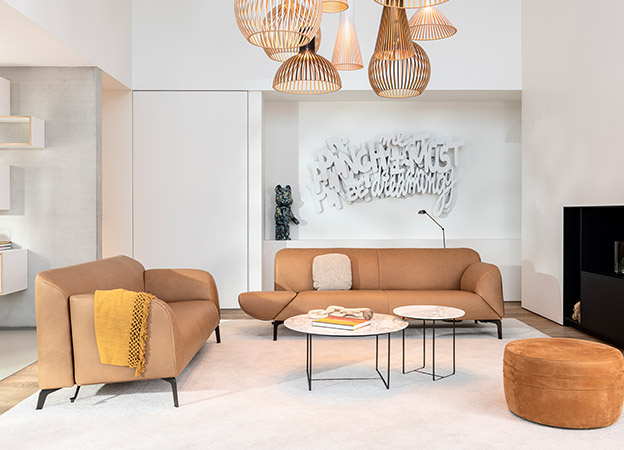 Das Sofa Como von Jori in Leder. sofa como jori leder