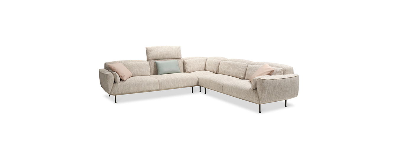 Das Ecksofa Eden von Jori. ecksofa eden jori stoff