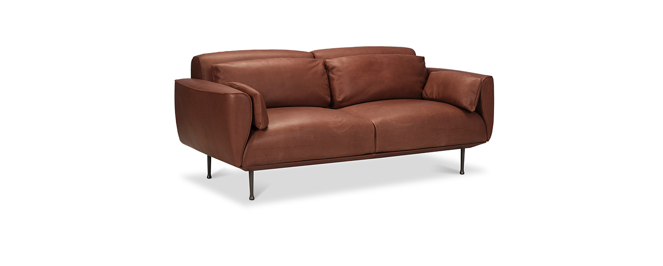 Das Sofa Eden von Jori im Leder Lotila. sofa eden jori leder lotila praline