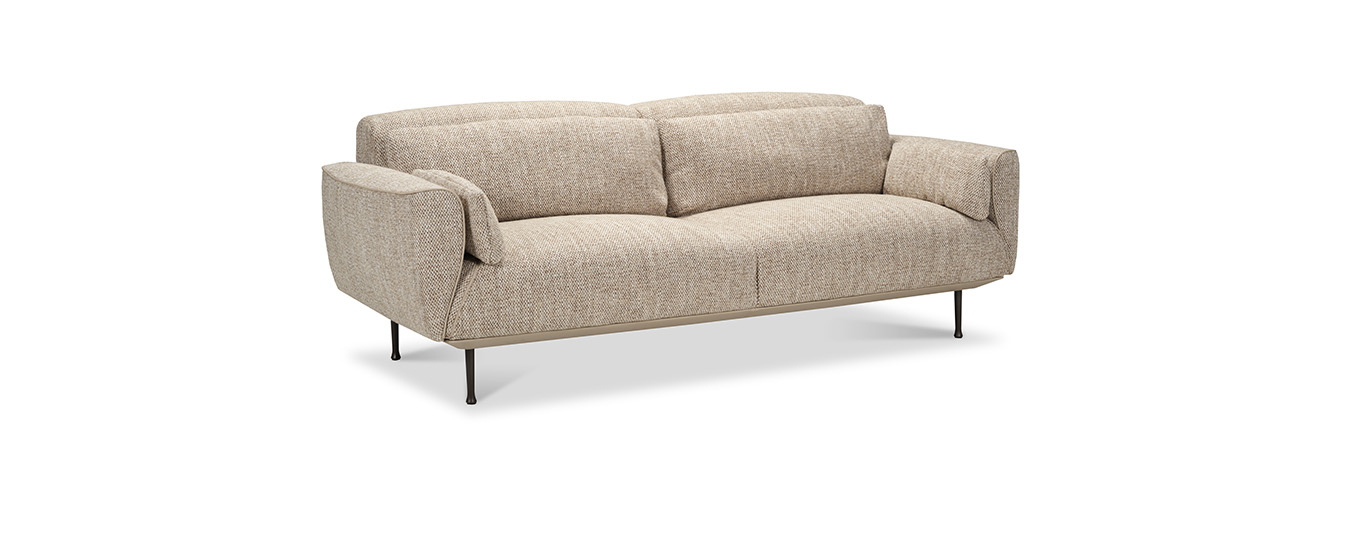 Das Sofa Eden von Jori im Stoff Dodo. sofa eden jori stoff