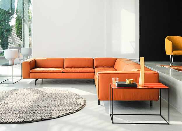 Das Ecksofa Shiva von Jori in Leder. ecksofa sofa shiva jori leder