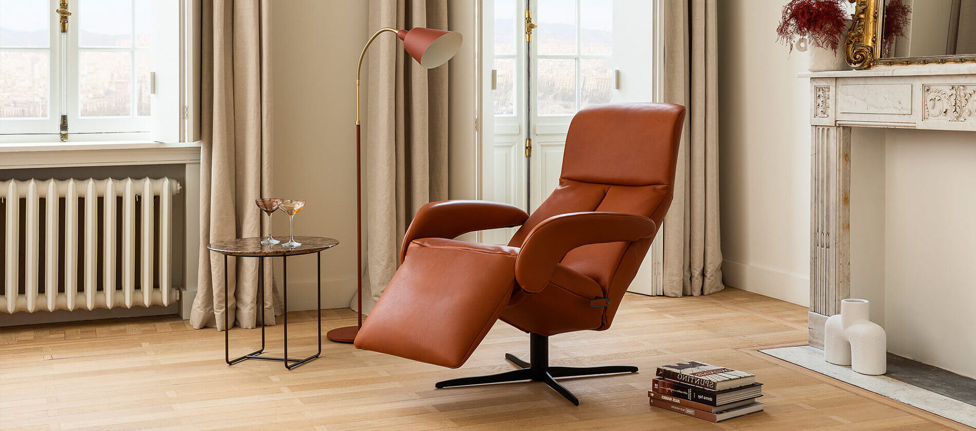 Der Relaxsessel Symphony von Jori in Leder. relaxsessel sessel symphony jori