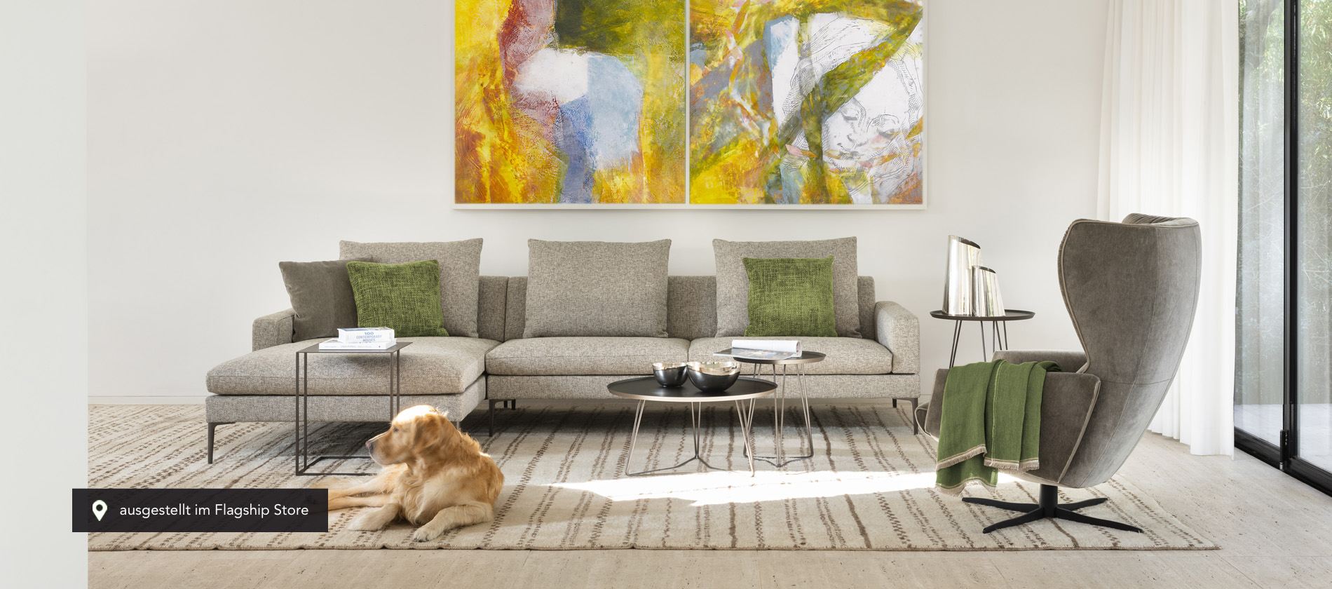 Das Ecksofa Tigra Landscape von Jori. Sofa Ecksofa Tigra Landscape Jori