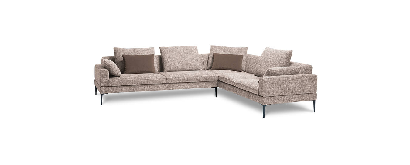 Das Ecksofa Tigra von Jori in Stoff. Sofa Ecksofa Tigra Jori