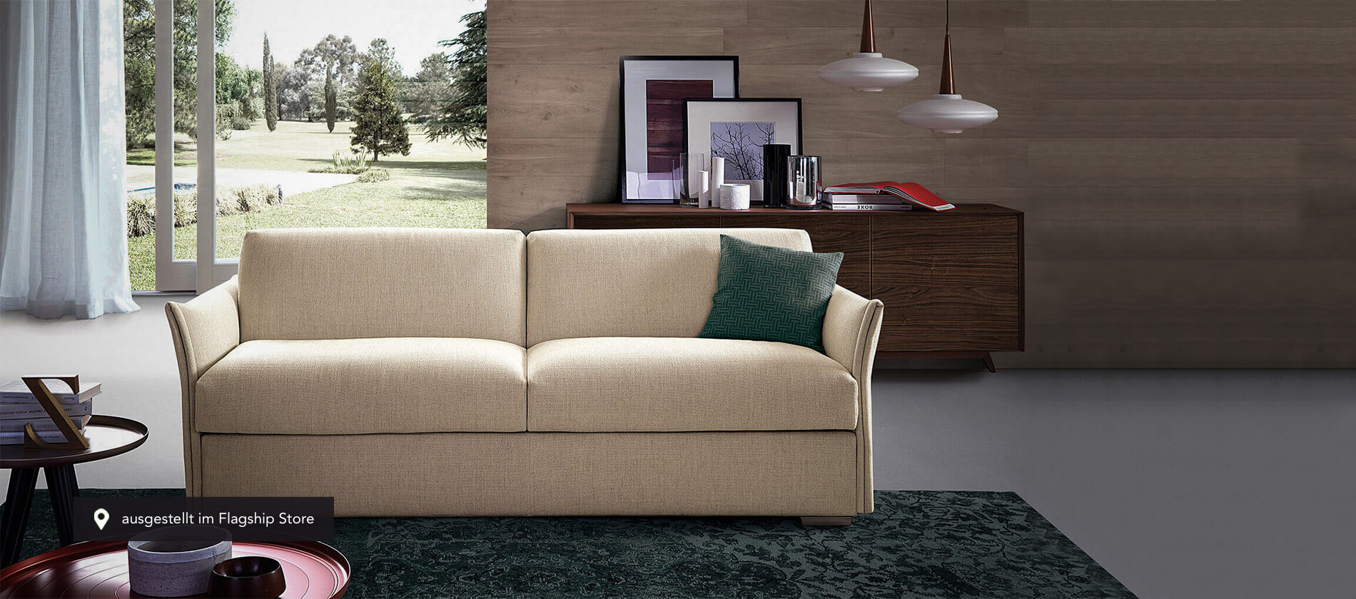Das Schlafsofa Young von Pol74 mit Matratze. Schlafsofa Young Pol74 Matratze