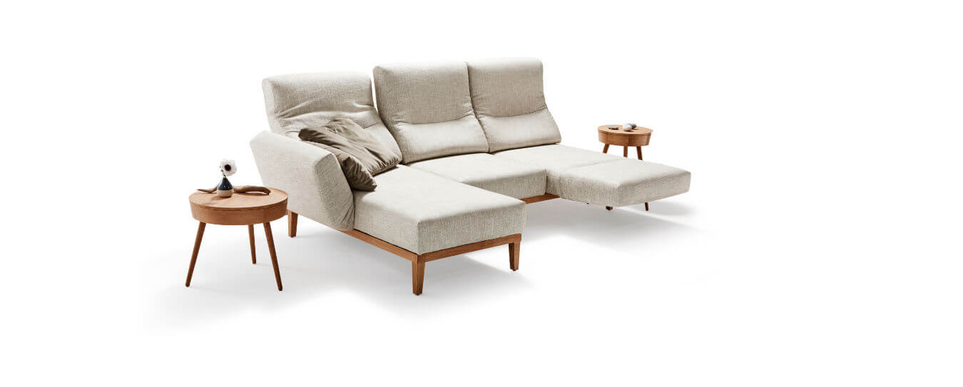 Ecksofa Chimba von Signet mit Drehsitz und Longchair. Chimba Ecksofa Signet Funktionssofa Drehsitz
