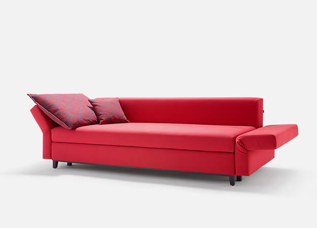 Das Schlafsofa Good Life von Signet ohne Rückenkissen. Schlafsofa Sofa Good Life Signet