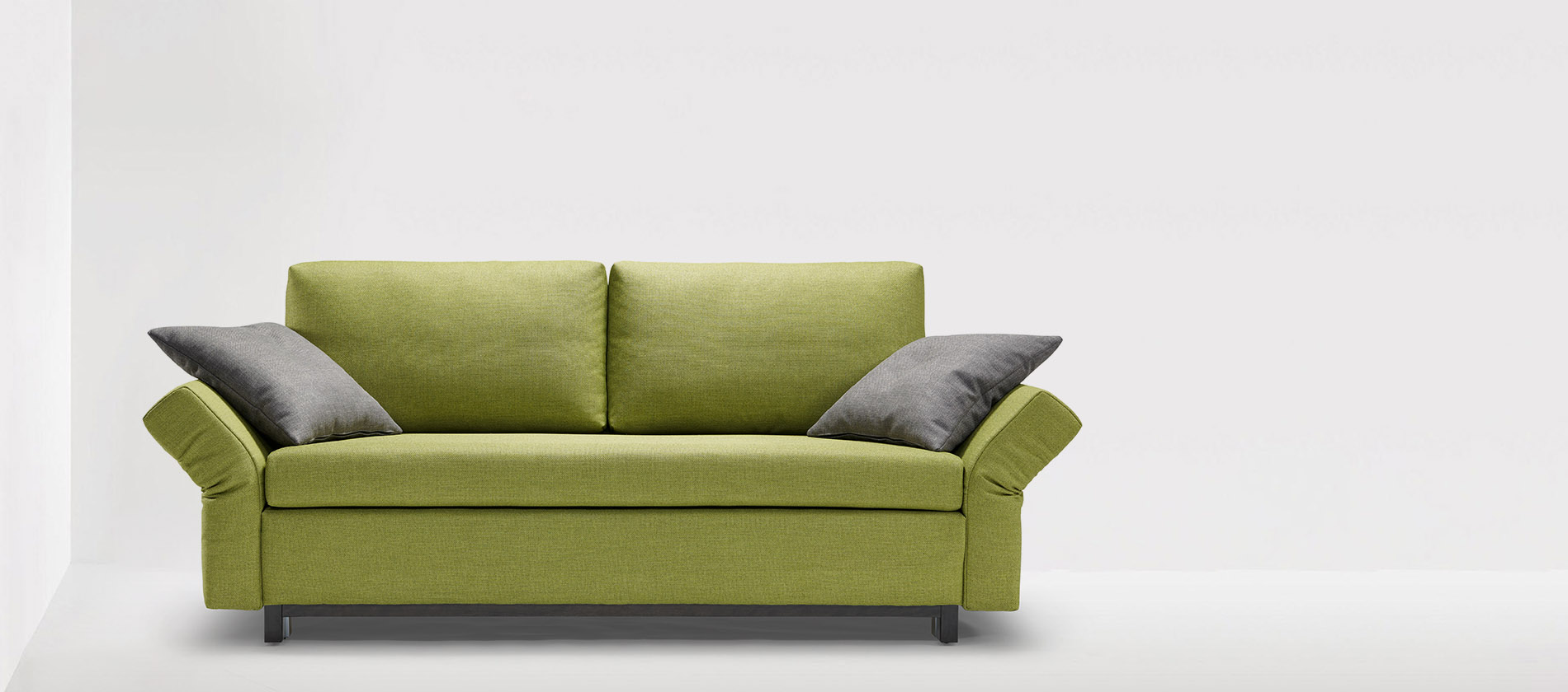 Das Schlafsofa Nick von Signet in der Sitzbreite 160cm. Schlafsofa Nick Signet rot