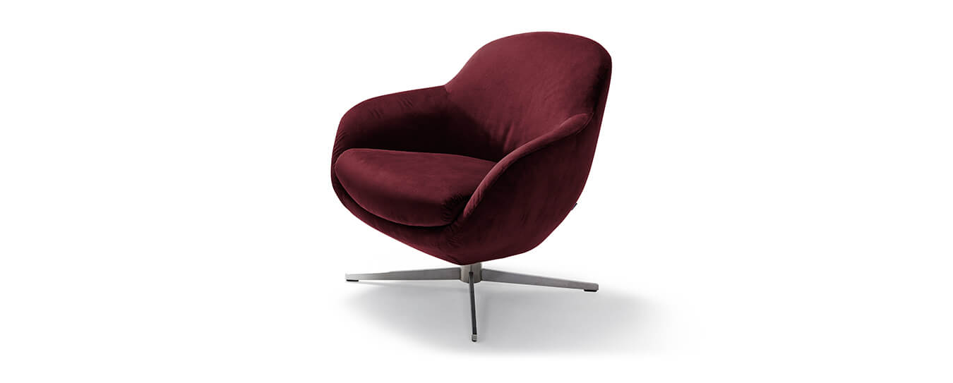 Der Sessel Jester Club von Signet im Stoff Milan, Farbe Sessel Jester Club Signet Stoff Milan
