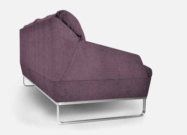 Rückansicht des Schlafsofa Deluxe von Swiss Plus. Bettsofa Schlafsofa Deluxe Swiss Plus