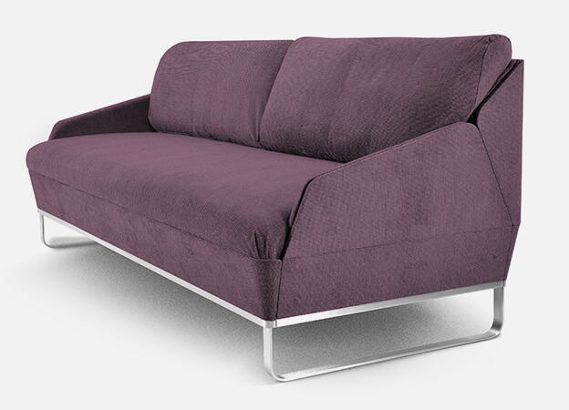 Seitenansicht des Schlafsofa Deluxe von Swiss Plus. Schlafsofa Bettsofa Deluxe Swiss Plus